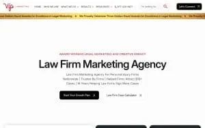 VIP Marketing - Law Firm Marketing Agency website