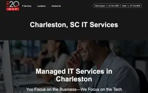 The 20 MSP of Charleston website