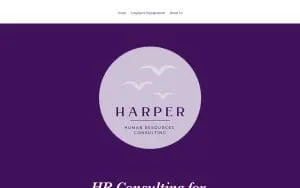 Harper Human Resources Consulting website