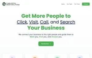 Charleston Media Solutions website
