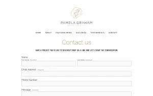 Pamela Graham Anderson website