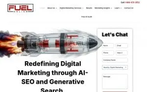 Fuel Online Digital Marketing Agency - SEO Services website