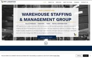 PFP Logistics website