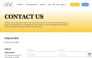 Bridges Staffing Agency, LLC website