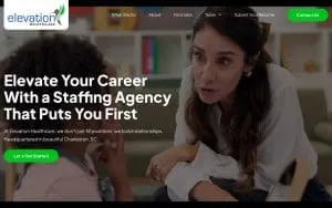 Elevation Healthcare website
