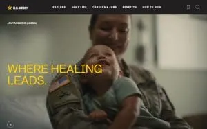 US Army Charleston Medical Recruiting Station website