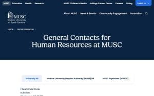 MUSC Human Resources