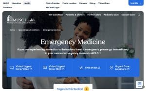 MUSC Health University Medical Center Emergency Room