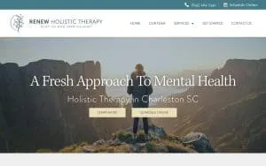 Renew Holistic Therapy website