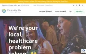 Choice Health Insurance website