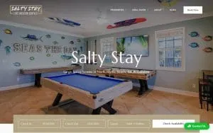 Salty Stay website