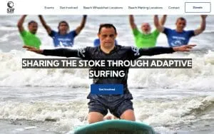 Adaptive Surf Project website
