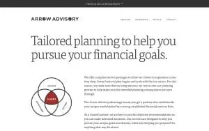 Arrow Advisory website