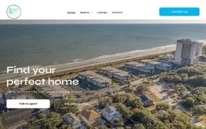 Beach Connection Realty website