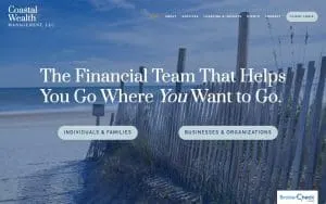 Coastal Wealth Management website