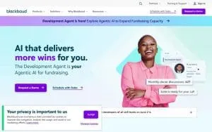Blackbaud website