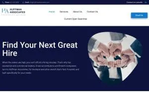 Huffman Associates Executive Search website