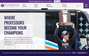 Furman University website
