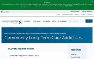 SC Department of Health and Human Services