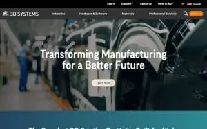 3D Systems Corporation of Rock Hill website