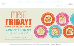 Hissho Sushi Inc. website