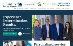 Jebaily Law Firm of Florence website