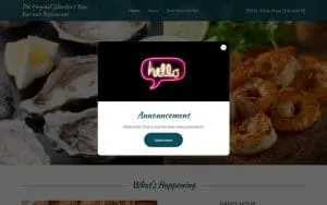 Original Shuckers Raw Bar website