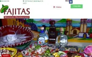 Fajitas Mexican Restaurant website