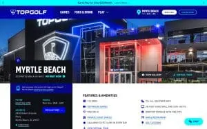 Topgolf Myrtle Beach website
