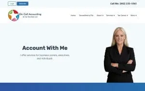 On Call Accounting and Tax Services LLC website