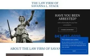 The Law Firm of Savanna L. Stack website