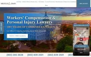 Mickle & Bass Law Firm of Myrtle Beach website