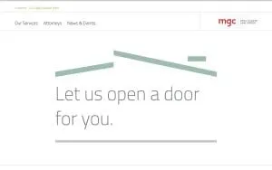 MGC Real Estate website