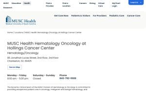 MUSC Health Hematology Oncology at Hollings Cancer Center