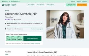 Gretchen Overstolz, NP