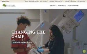 Lowcountry Orthopaedics & Sports Medicine of North Charleston website