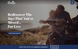 Carolina Health and Hearing of North Myrtle Beach website