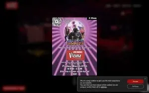 Vizionz Lounge and Live Music Bar website