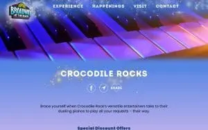 Crocodile Rocks website