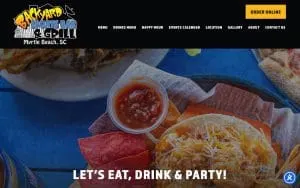 Backyard Sports Bar and Grill website