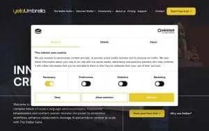 Yella Umbrella website