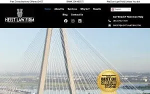Heist Law Firm LLC website