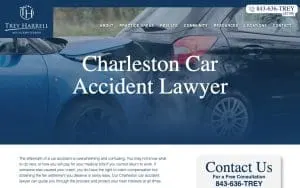 Trey Harrell Personal Injury & Car Accident Lawyer website