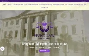 Hunt Law LLC website