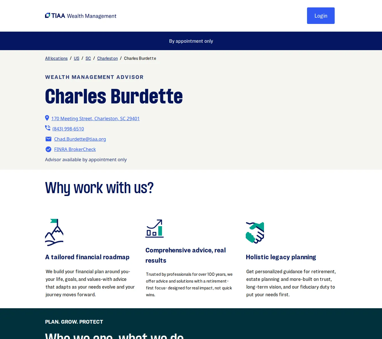 Charles Burdette TIAA Wealth Management Advisor