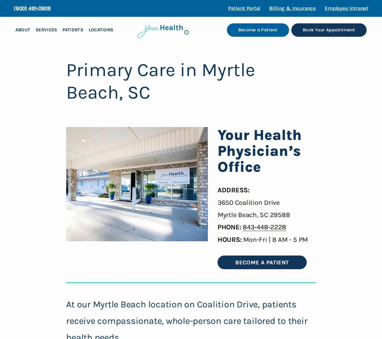 Your Health Physician's Office - Myrtle Beach, SC