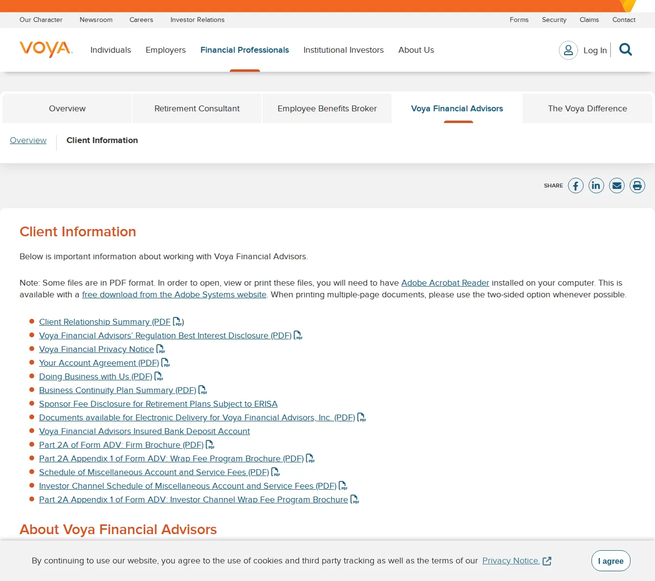 Voya Financial Advisors