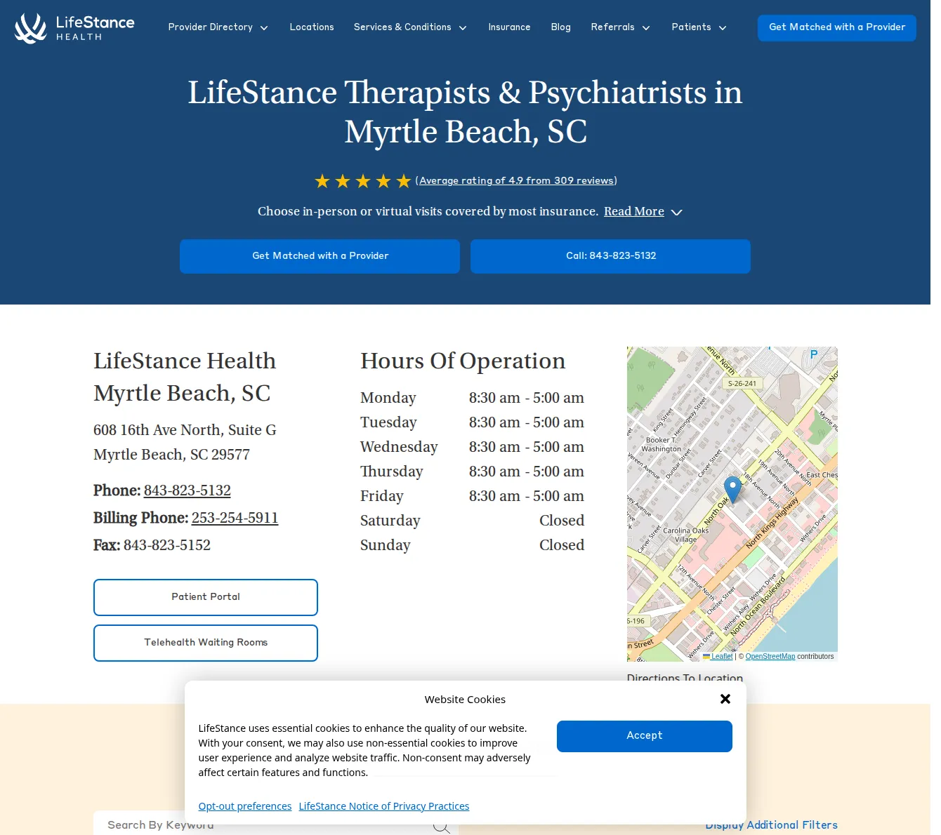 LifeStance Therapists & Psychiatrists Myrtle Beach