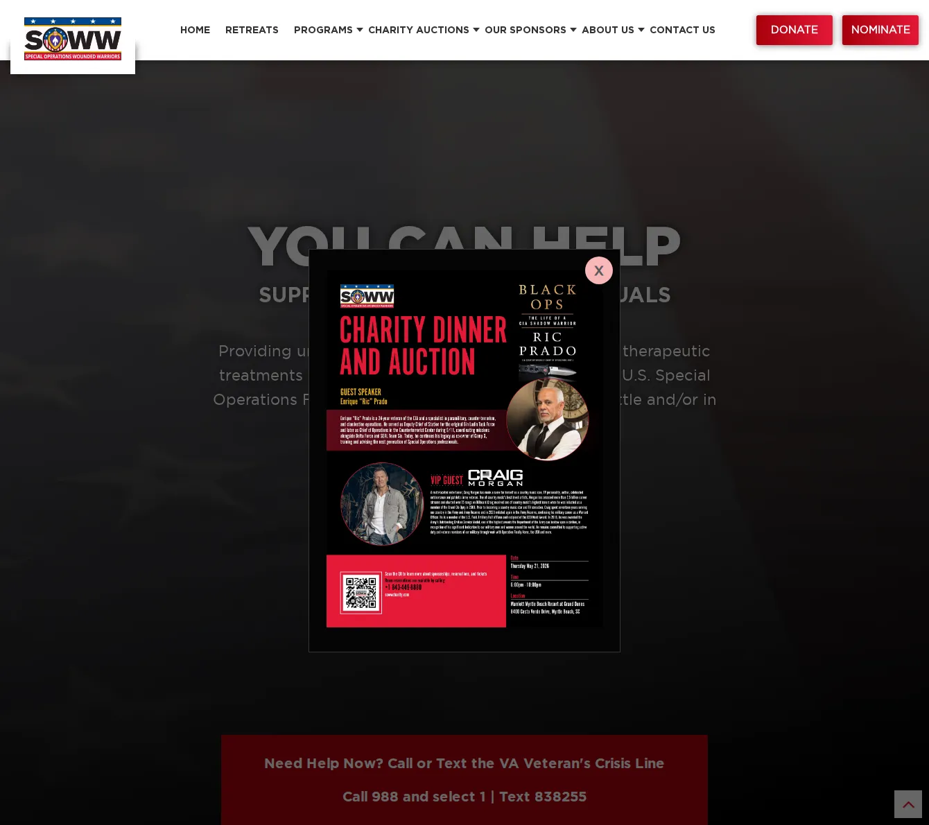 SOWW- Special Operations Wounded Warriors website
