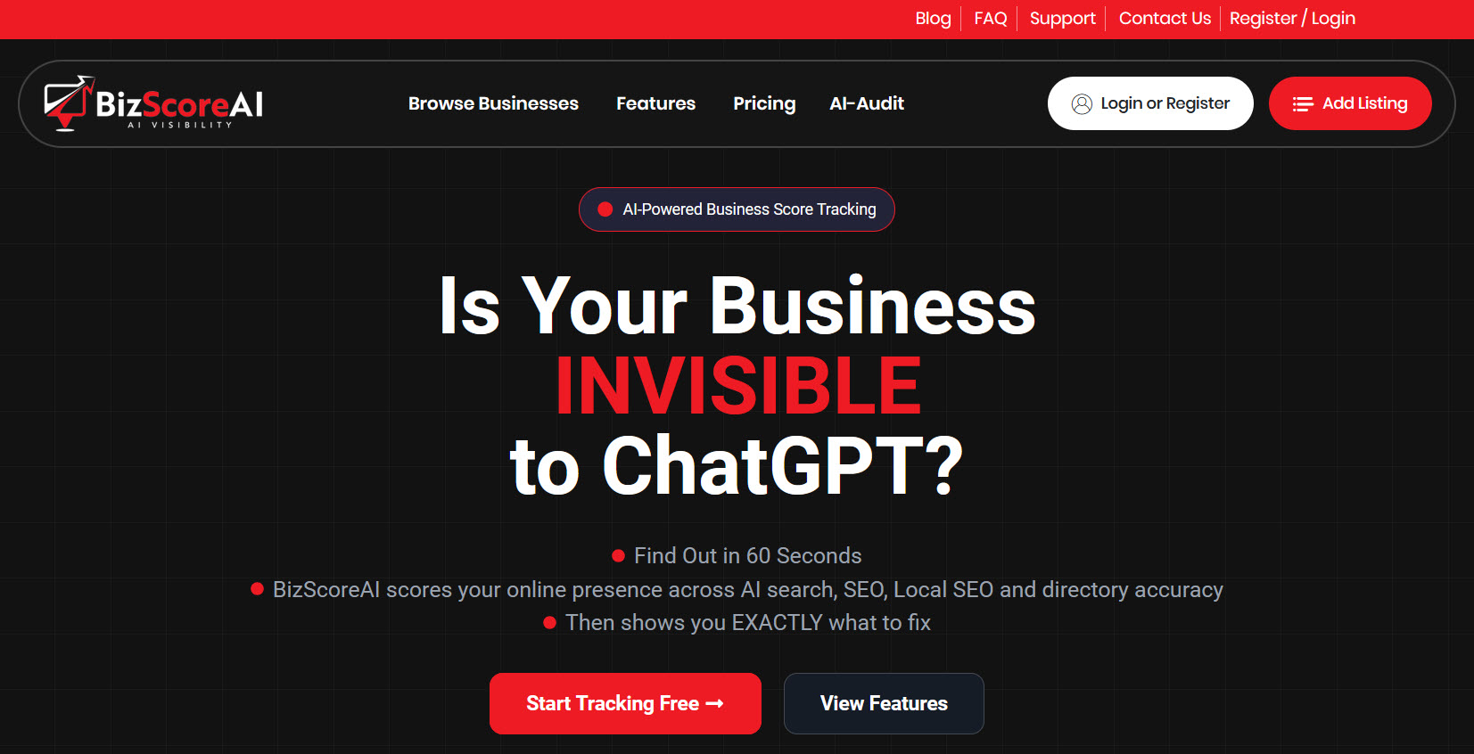 BizScoreAI, which includes the business directory